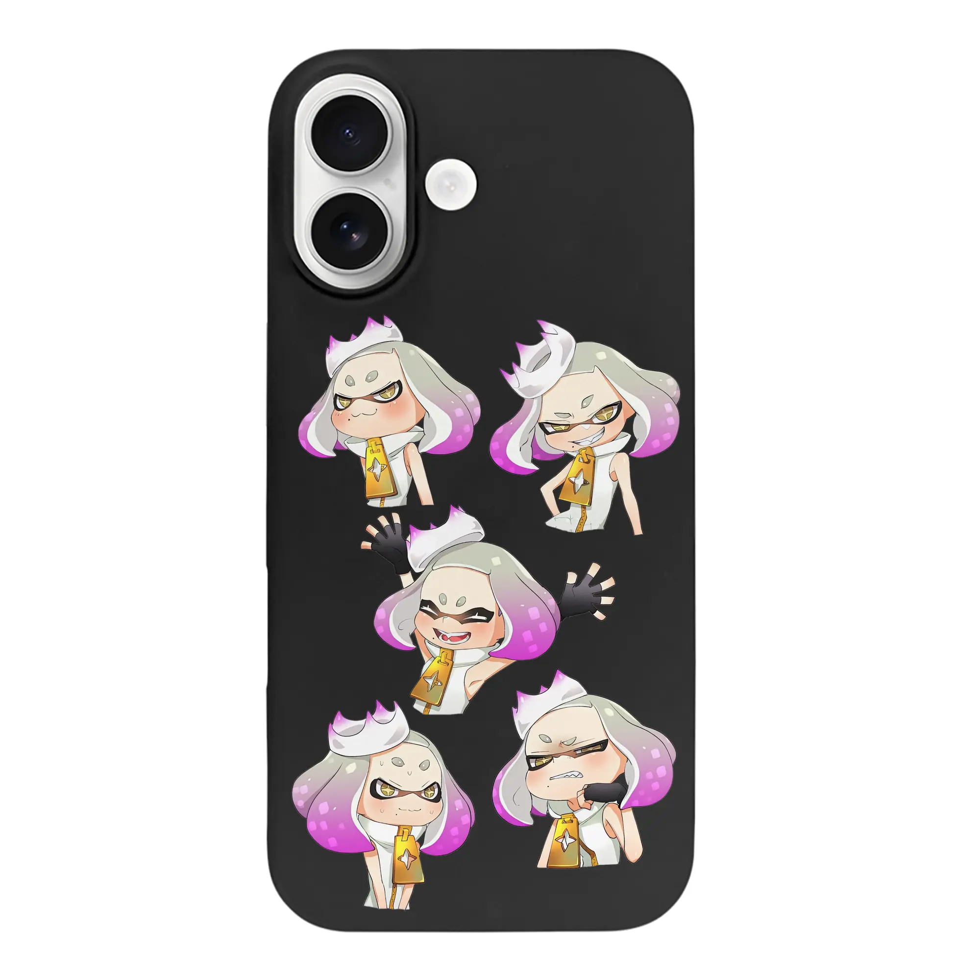 スプラトゥーン グッズ,ヒメ - iPhone 17 シリーズ シリコンケース 薄型 耐衝撃 指紋防止 ソフトタッチカバー 精密フィット 傷防止 保護ケース iPhone 17/17 Air/17 Pro/17 Pro Max 対応